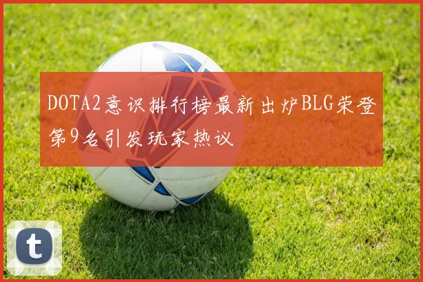 DOTA2意识排行榜最新出炉BLG荣登第9名引发玩家热议