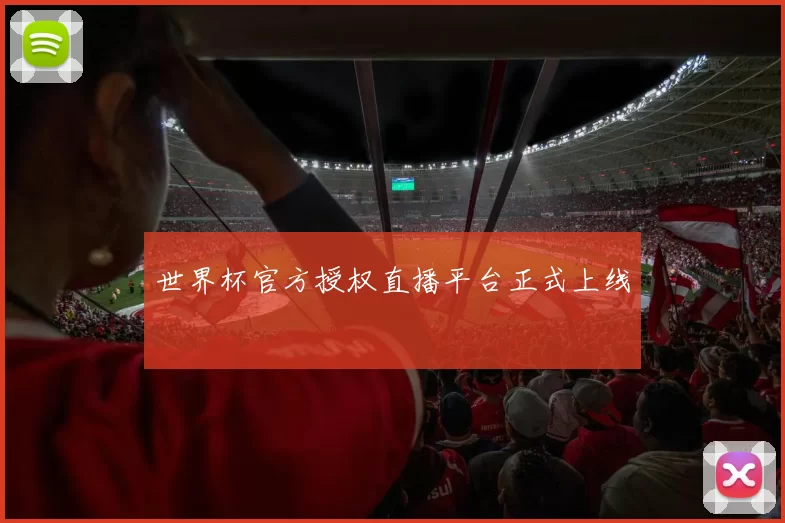 世界杯官方授权直播平台正式上线